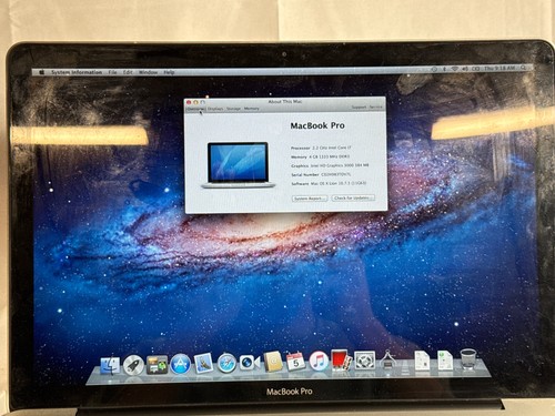 Apple macbook pro fine - pro, 2011