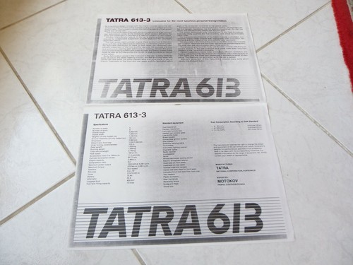 Tatra 613 photocopie - tatra,