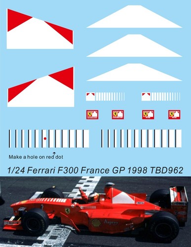 Decals per ferrari f300 - decals,