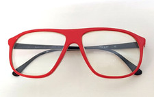 Occhiali da sole vintage rosso anni 80 montatura Lozza Team Sport 65 occhiali...