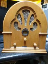 Radio Lenoir AM FM mobile in legno stile cappella*