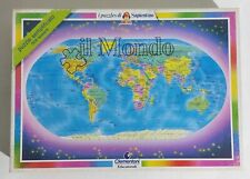 56637 Gioco da tavolo / Puzzle Sapientino 504 tessere - Il MONDO - Clementoni
