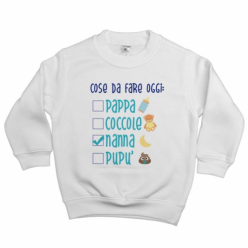 Felpa bambino cose fare - bambino,
