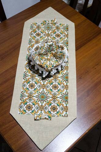 Centrotavola runner cotone - in,