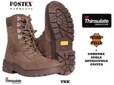 Anfibio Scarponcino Sabbia Tan Uomo Donna Militare Esercito Soft Air CC FOSTEX 