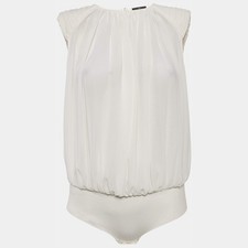 Body in crepe bianco