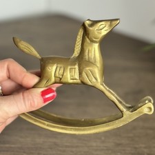 Vintage Solid Brass Rocking