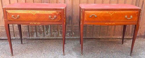 Coppia comodini legno - coppia, in