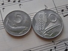 ITALIA COPPIA 5+10 Lire 1953-R