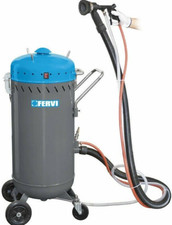 SABBIATRICE PER ESTERNO ESTERNI CON ASPIRATORE FERVI PORTATILE RECUPERO SABBIA 