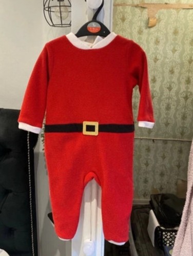 Costume babbo natale pile - costume, in
