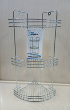 Mensola da parete ad angolo 3 ripiani inox