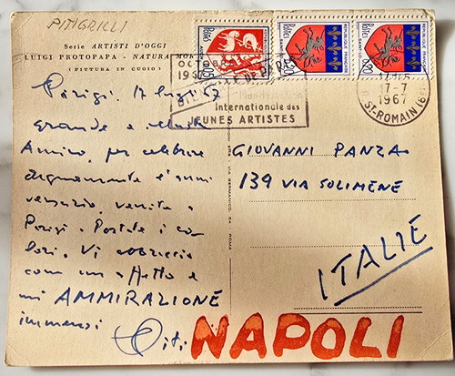 Autografo pitigrilli - pitigrilli, au