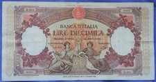 10000 LIRE REGINE DEL MARE - 23 MARZO 1961 - REPUBBLICHE MARINARE - BANCONOTA