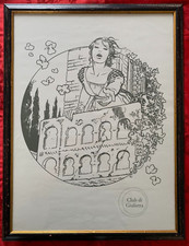 Z POSTER/MANIFESTO DEFINITIVO PER IL CLUB DI GIULIETTA DI MILO MANARA-RARISSIMO.