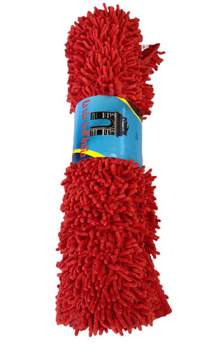 Tappeto rosso ciniglia 100 - rosso, in