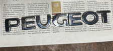 Emblema stemma auto scritta "PEUGEOT" @ Peugeot 206 1.6 Hdi 3p