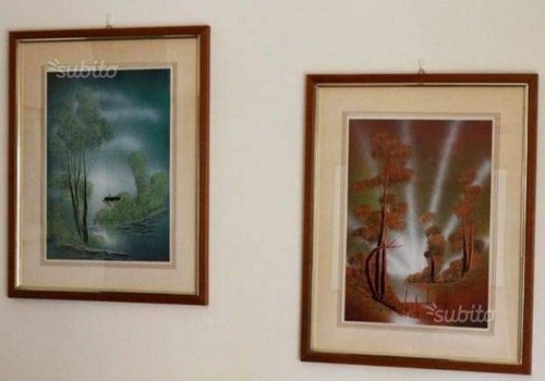 Coppia quadri con cornice - coppia, di