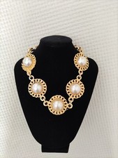 Collana girocollo dorato - , e