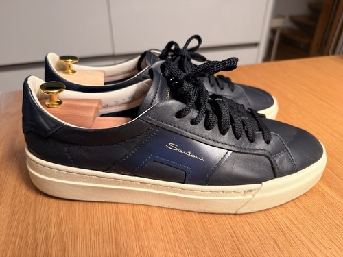 Santoni sneakers uomo blu - santoni,,