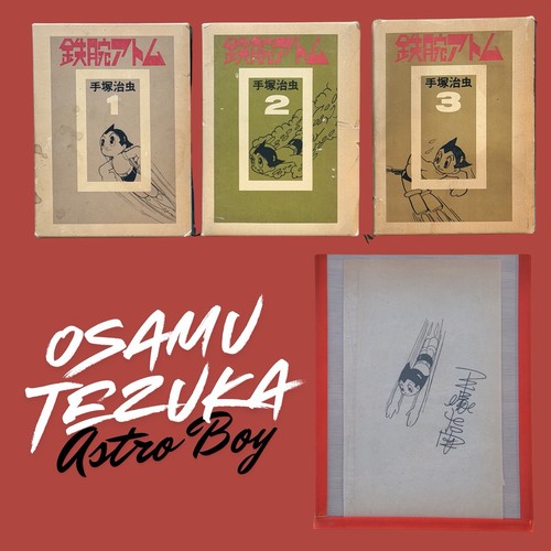 Schizzo firmato osamu tezuka - schizzo,