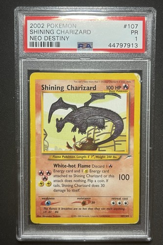 2002 pokemon shining charizard - pokemon,