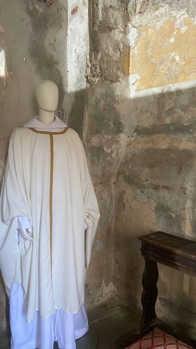Casula liturgica bianca - casula,