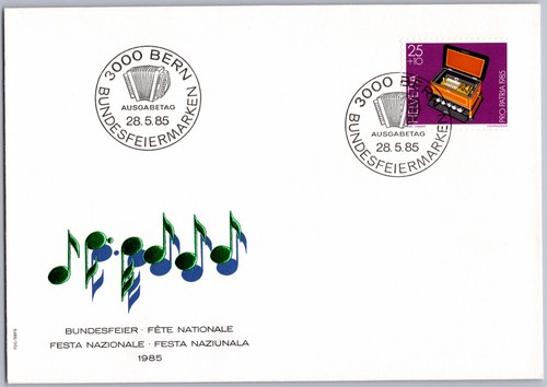 Svizzera fdc berna 1985 - svizzera,