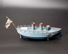 NAVE NEWARK  IN LATTA BING TIN TOYS GIOCATTOLO IN LATTA NEWARK TIN SHIP