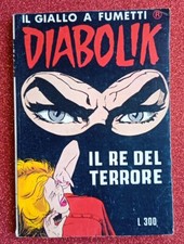 Diabolik R 1 - Il re del terrore - costola bianca - Astorina - Luglio 1978