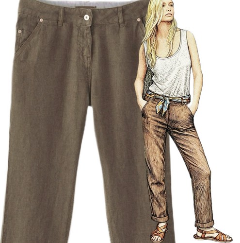 Jeans poesia lino - jeans,