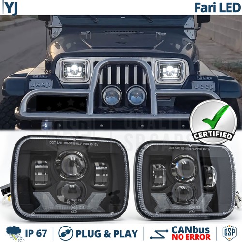 Fari anteriori led per jeep - anteriori,