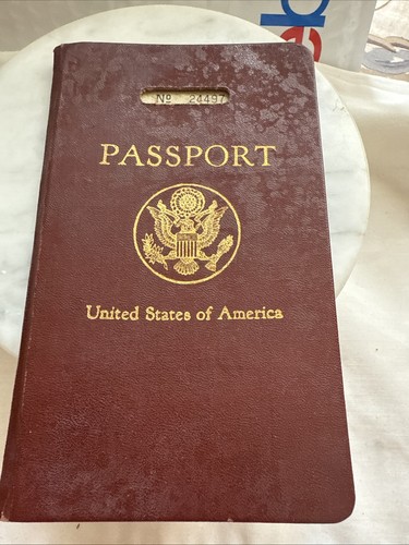 Passaporto vintage 1929 - passaporto, stati