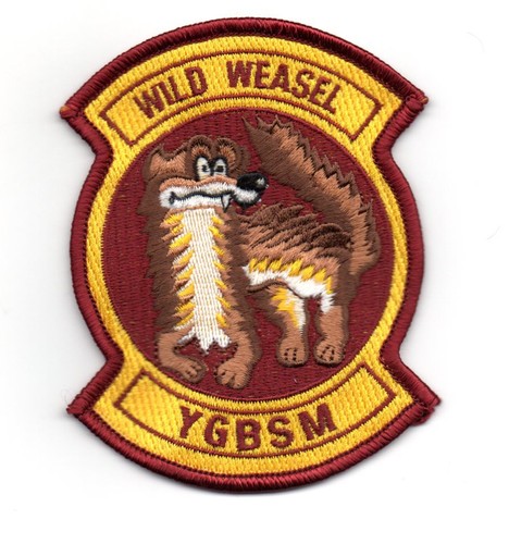 Patch usaf wild weasel ygbsm - usaf,