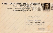 1934 ROMA Gli Oratori del
