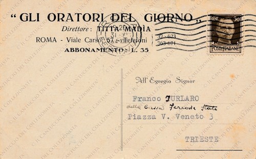 1934 roma gli oratori - oratori, del