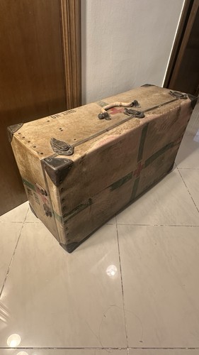Vintage military medical trunk - vintage,