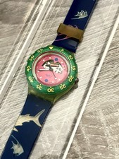 Vintage Swatch Scuba SDN 101 - Happy Fish nuovo + mai indossato + scatola