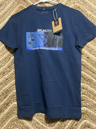 Shirt brunotti logo blu - logo,