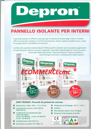 Pannello isolante depron - pannello,