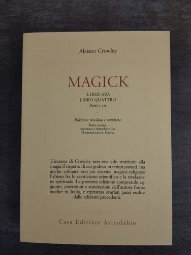 Magick liber aba libro - liber,