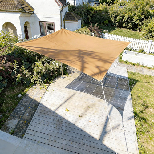 Vela ombreggiante 4x4 hdpe - vela,