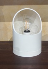 LAMPADA TAVOLO PLASTICA BIANCO