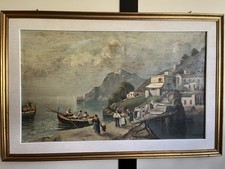 Nicolas De Corsi - Marina - Olio su tavola