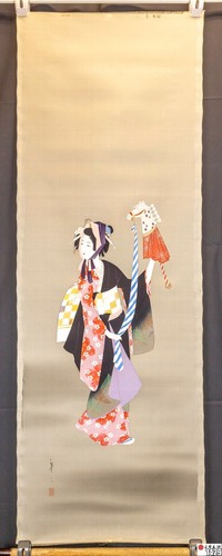 Quadro giapponese seta - in,