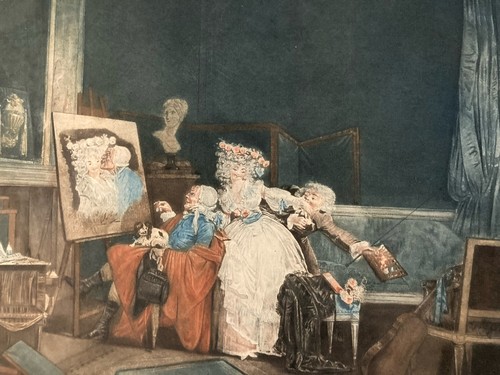 Bella incisione acquatinta - incisione,