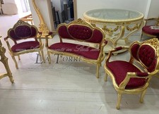 Divano classico salotto curvè