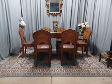 Tavolo Con 6 Sedie Anni 40 Epoca 900