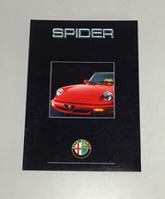 Brochure/opuscolo Alfa Romeo Spider dal 1989 al 1993 stato 03/1990