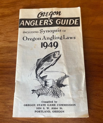 1949 oregon guida pescatore - guida,